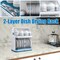 2 Tier Dish Plate Cup Storage Box Rack For Kitchen Drying Rack Organizer New